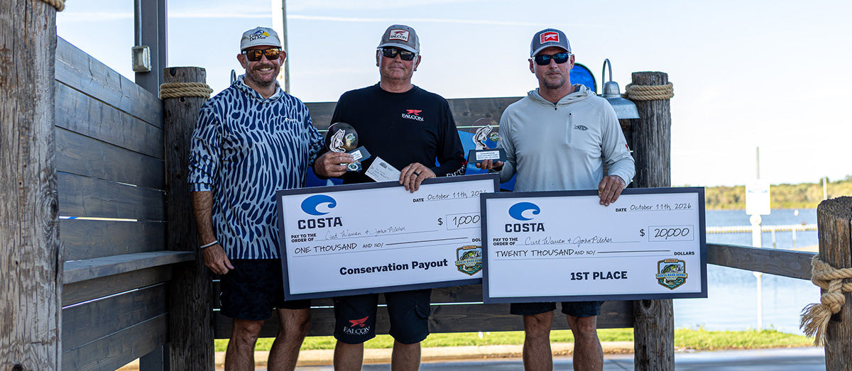 Pilcher and Warren Claim $20,000 Prize at the Costa Bass Derby