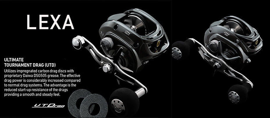 New LEXA Baitcaster Design