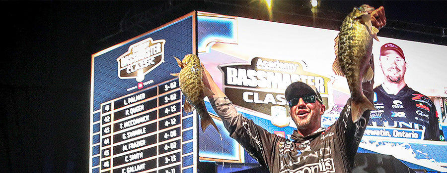 Gustafson Revisits History, Takes Day 1 Lead At Bassmaster Classic With Five Smallmouth