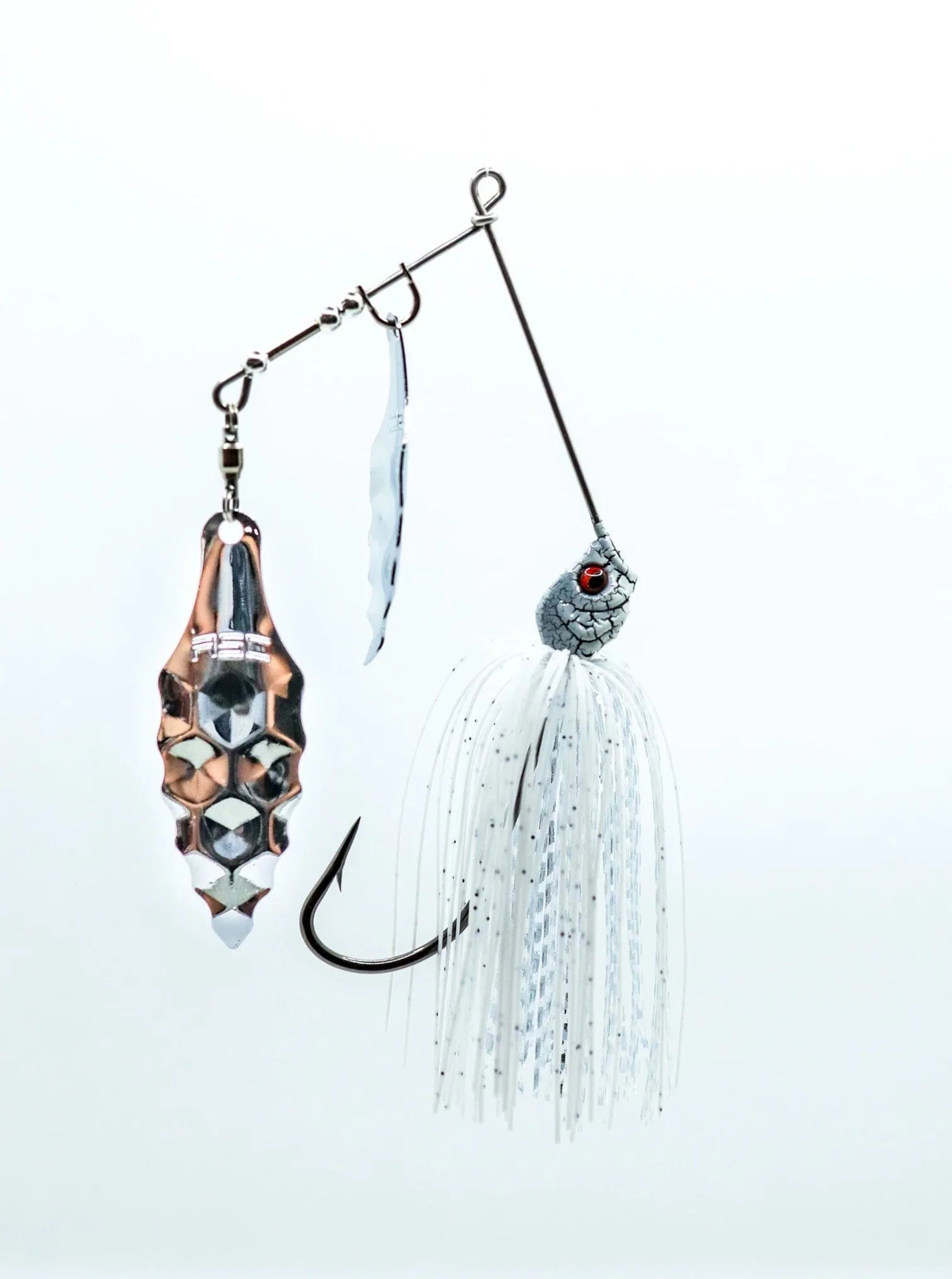 American Snakehead Customs Spinnerbaits Snek Flash Cobra V2.0 Spinnerbait, Kunai Blade