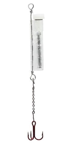 Fish Daddy Outdoors Fishing Baits & Lures White Jig Flare with Dropper Chain & White LED