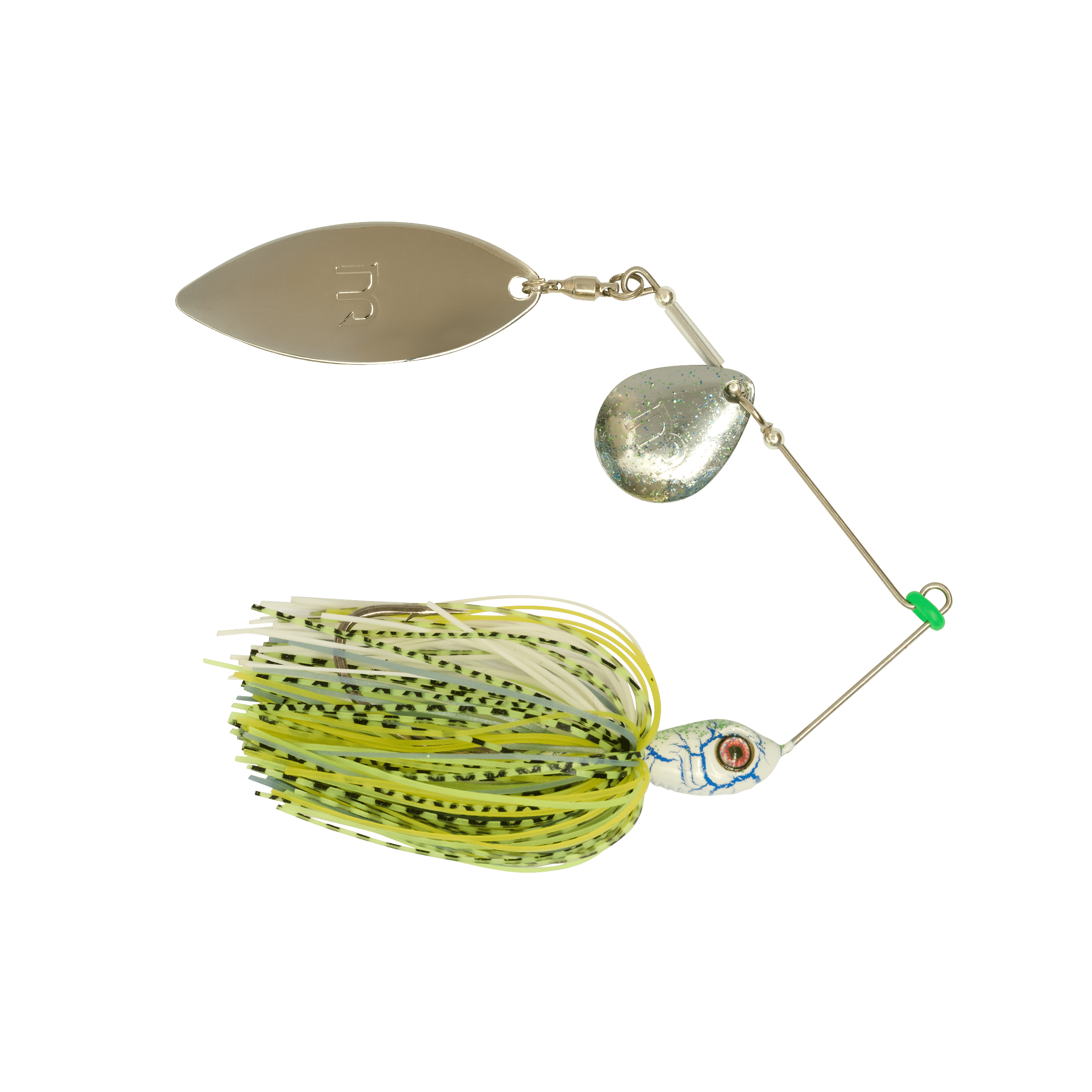 MONSTERBASS Spinnerbaits 3/8 oz / Sexy Cracks Blade Burner - Willow & Colorado