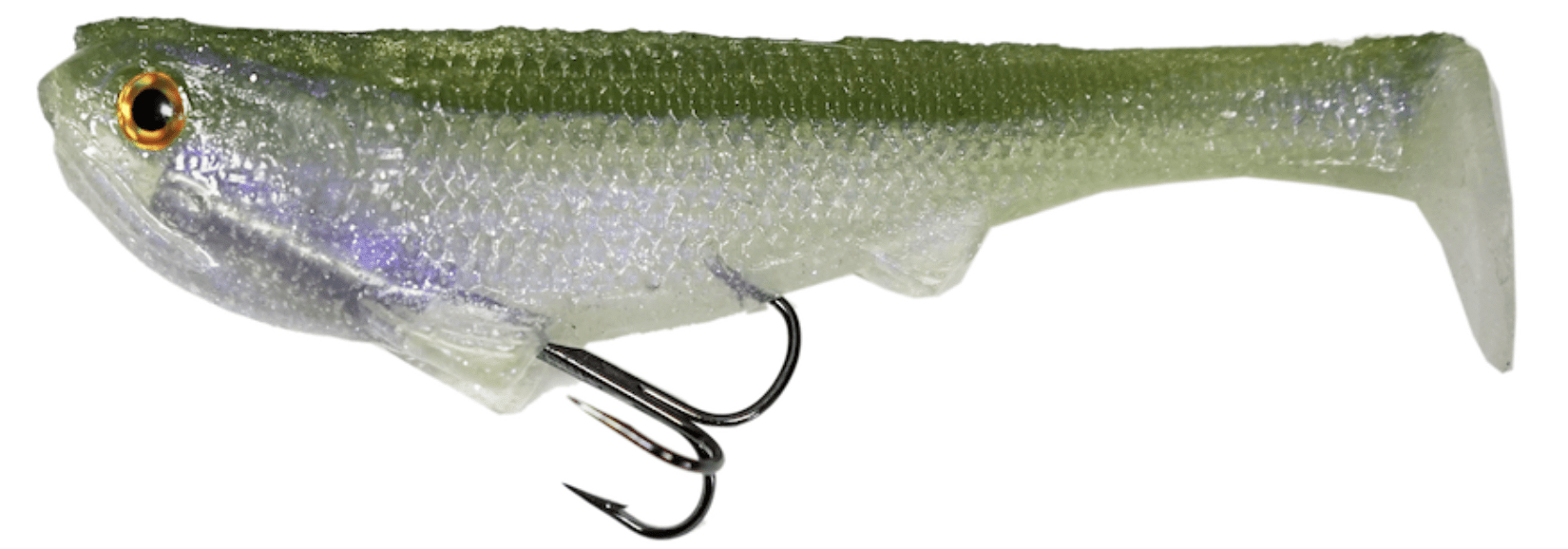Optimum Baits Swimbaits Ghost Minnow Boom Boom Line Thru Swimbait