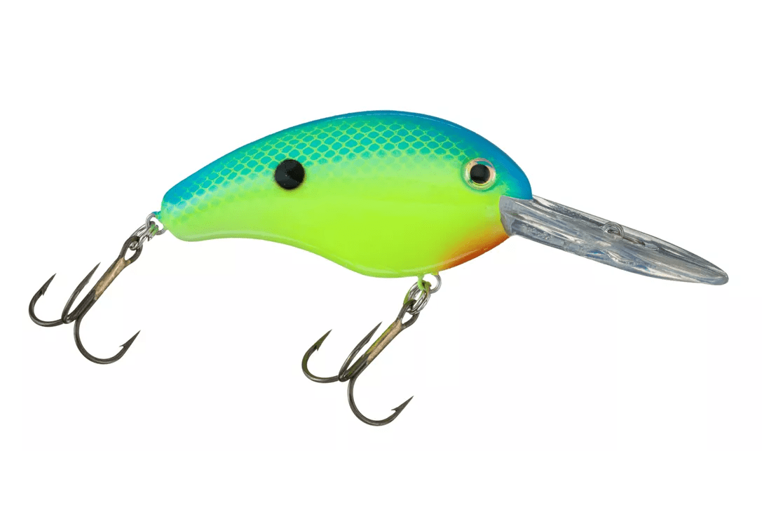 Strike King Crankbaits Powder Blue Back Chartreuse Pro-Model Series 4 Crankbait