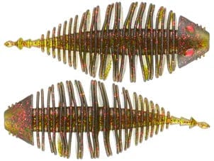 ThunderHawk, Inc Baits Green Pumpkin Red Grenade 2.75"