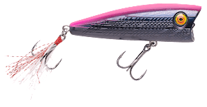 Vicious Fishing Topwater Blackout V-Pop 80 Popper