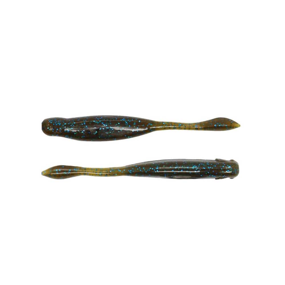 X Zone Lures Fishing Baits & Lures Green Pumpkin Blue Hot Shot Minnow