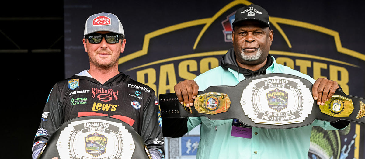 Jackson and Garrett win inaugural Bassmaster Randy Moss Pro-Football Hall of Fame Pro-Am