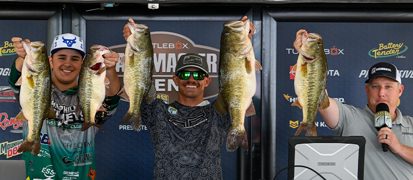 Harris’ mega bag leads Bassmaster Open at Sam Rayburn