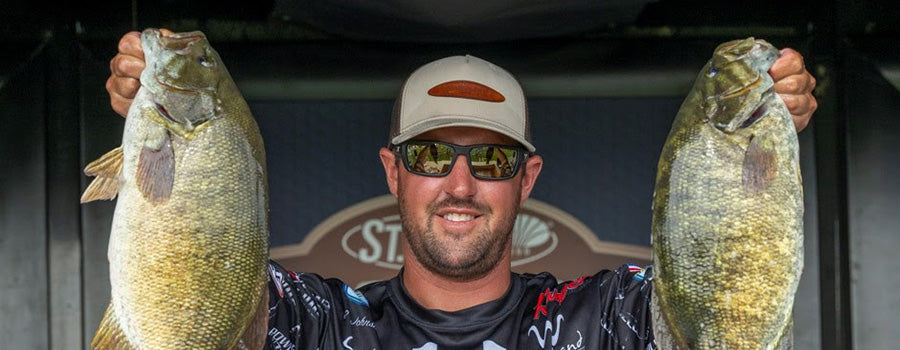 Johnston Overcomes Crowded Waters To Lead Day 1 At Bassmaster Open