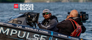 Gore Gets Toyota Bonus Bucks for 7th place at Lake Fork