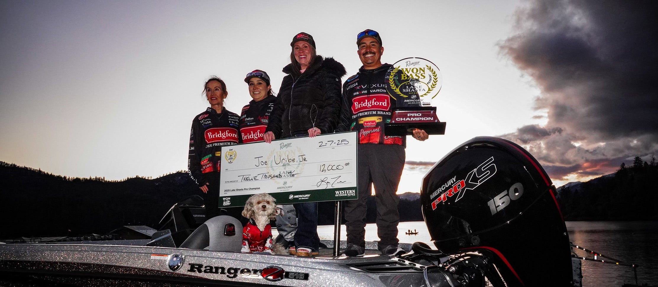 Joe Uribe Jr. goes Wire-to-Wire, wins 2025 WON Bass Lake Shasta Open