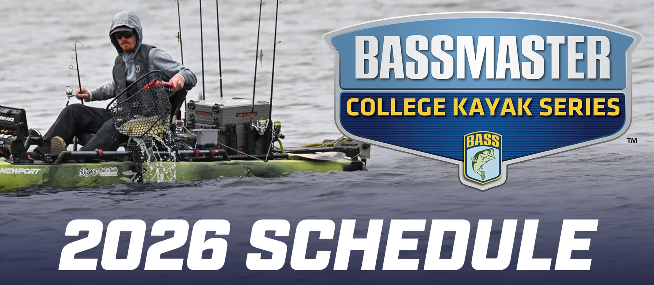 Bassmaster College Kayak Series to join select 2026 Bassmaster Kayak Series events