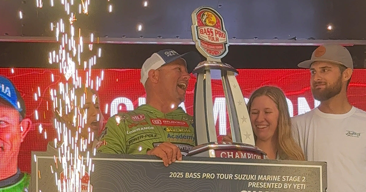 Lane Wins MLF Bass Pro Tour Stage 2 with Epic Tungsten Playing a Key Role