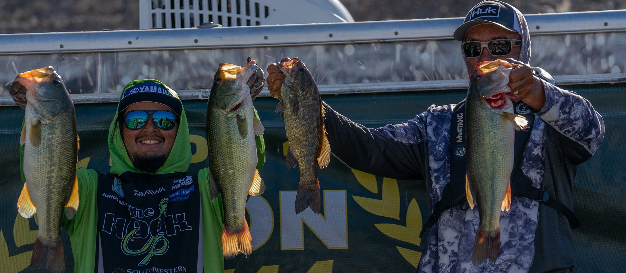 Mazy Smashes 19.80 pounds to Take Over Day Two Lead of WON Bass Lake Mead Open with 31.72