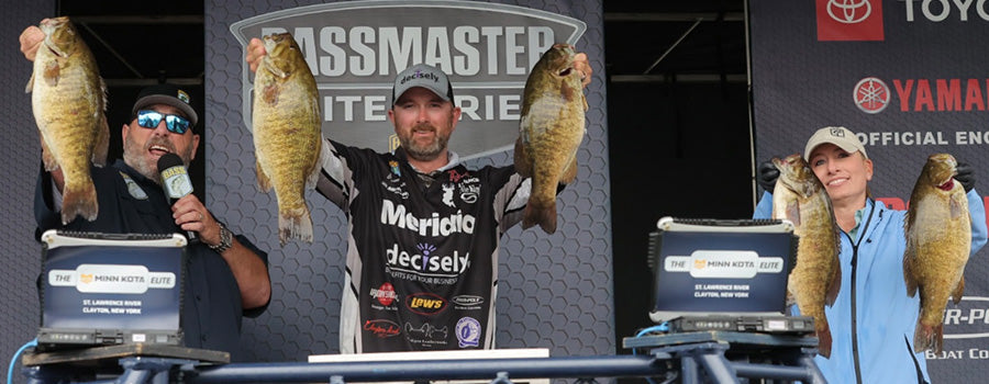 Smith’s Record-Setting Weight Leads Day 1 Of The Bassmaster Elite Series Event At The St. Lawrence River