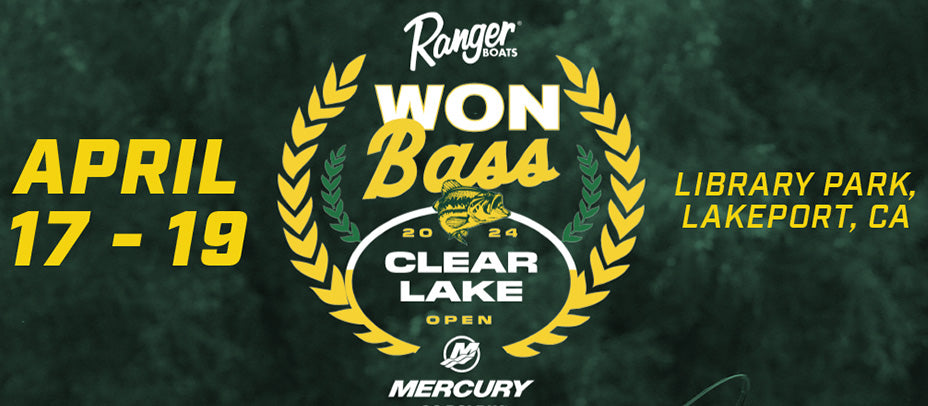 2024 WON Bass Clear Lake Open at Begins April 17