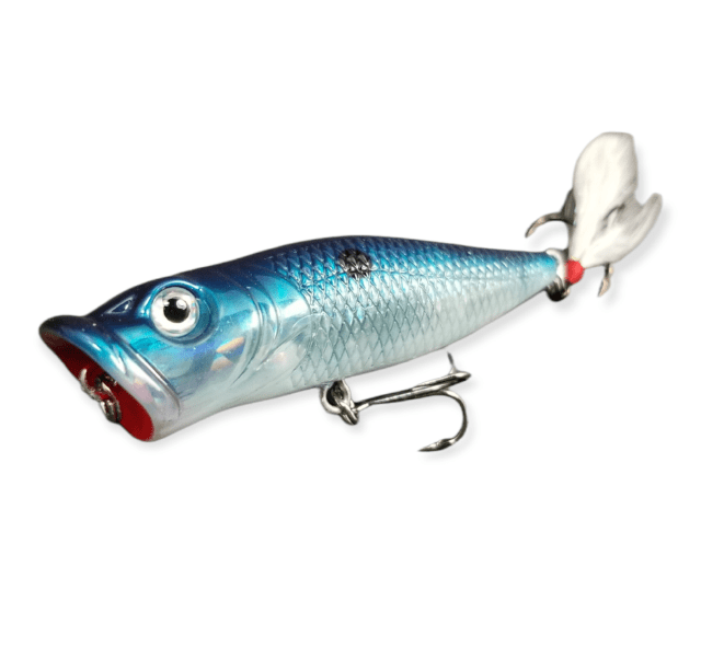 Custom Lures Unlimited Topwater Pro Blue Catch Outdoors Mach Popper