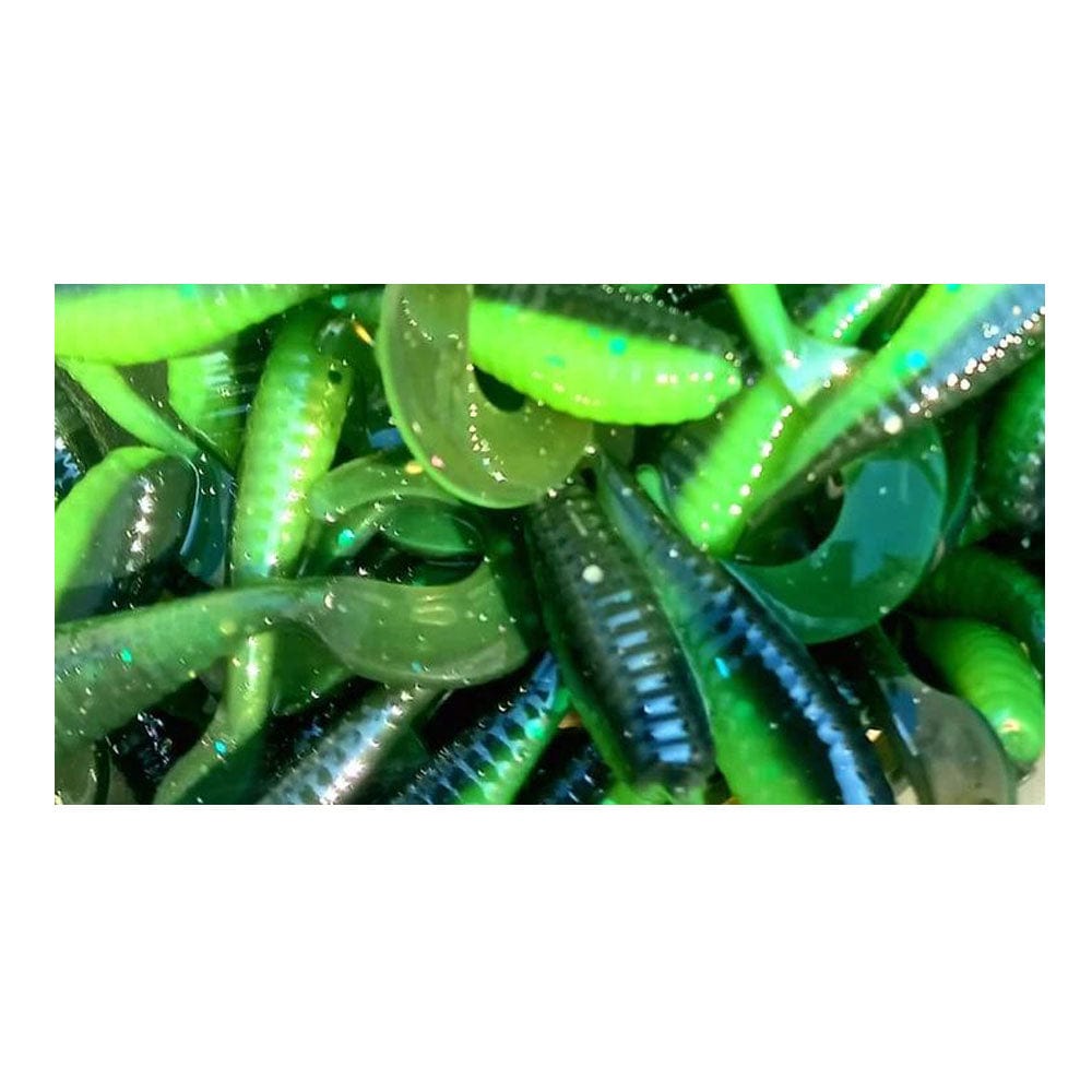 Different Breed Lure Panfish baits Black-Charteuse Magic Shad