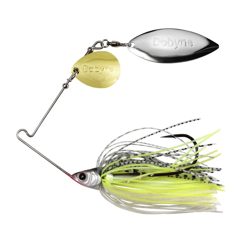 Dobyn’s Spinnerbaits Chartreuse Shad Colorado Willow Dobyn's D Blade Spinnerbait