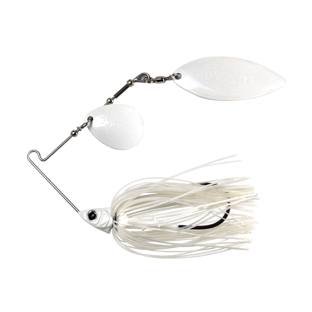 Dobyn’s Spinnerbaits White on White Colorado Willow Dobyn's D Blade Spinnerbait