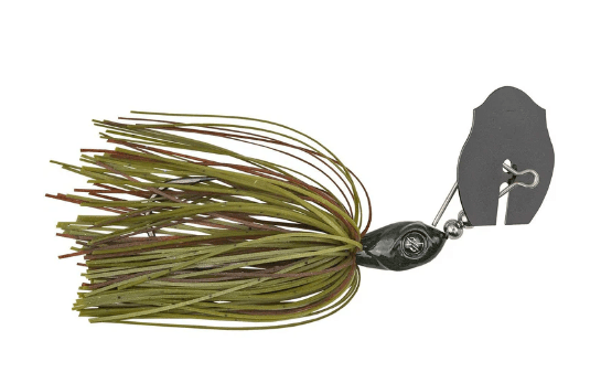 Googan Baits Bladed jigs Green Pumpkin Googan Squad Clickbait 3/8 oz 4/0 1pack