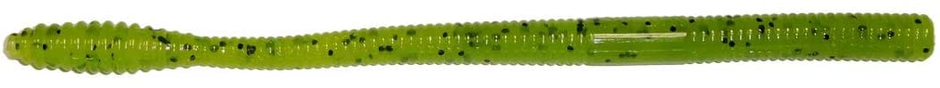 GrandeBass Fishing Worms Chartreuse Pepper Airtail Wiggler