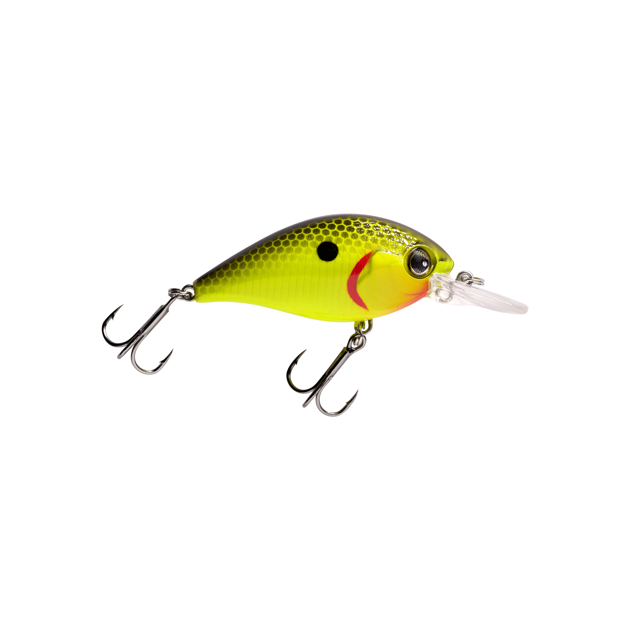 LUNKERCANDY Crankbaits Chartreuse Black Back Sugar Daddy 6
