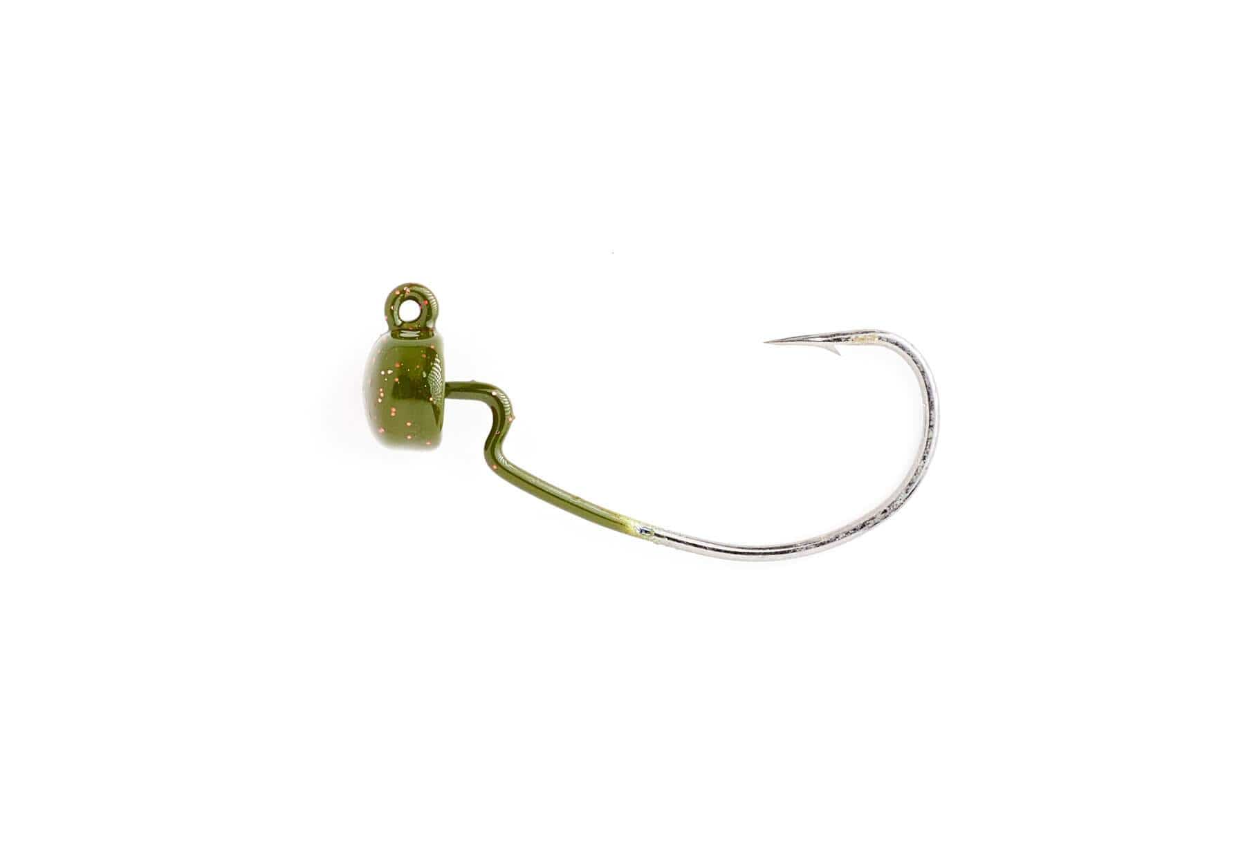 MONSTERBASS Jig Heads 1/8oz / Green Pumpkin Sabertooth EWG Ned Heads