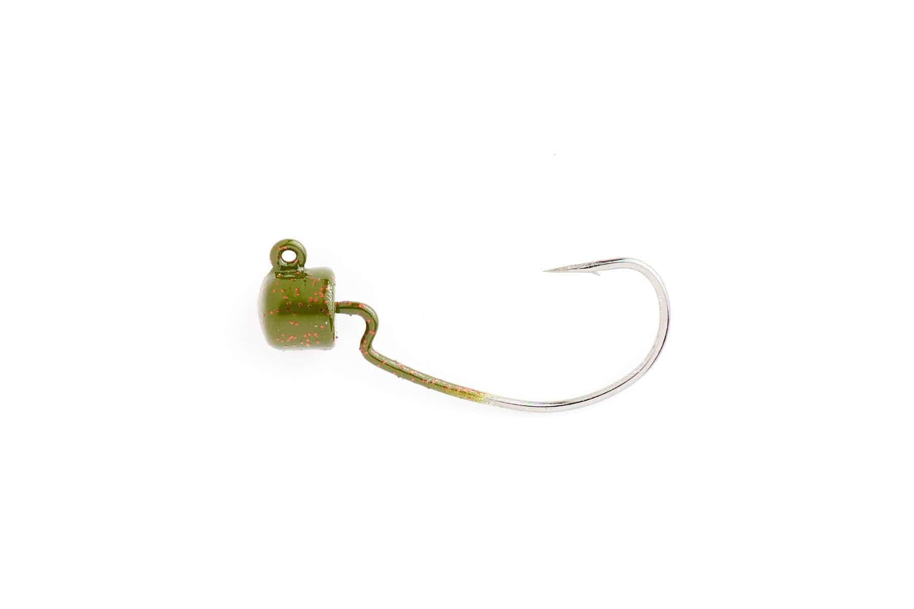 MONSTERBASS Jig Heads 3/16oz / Green Pumpkin Sabertooth EWG Ned Heads