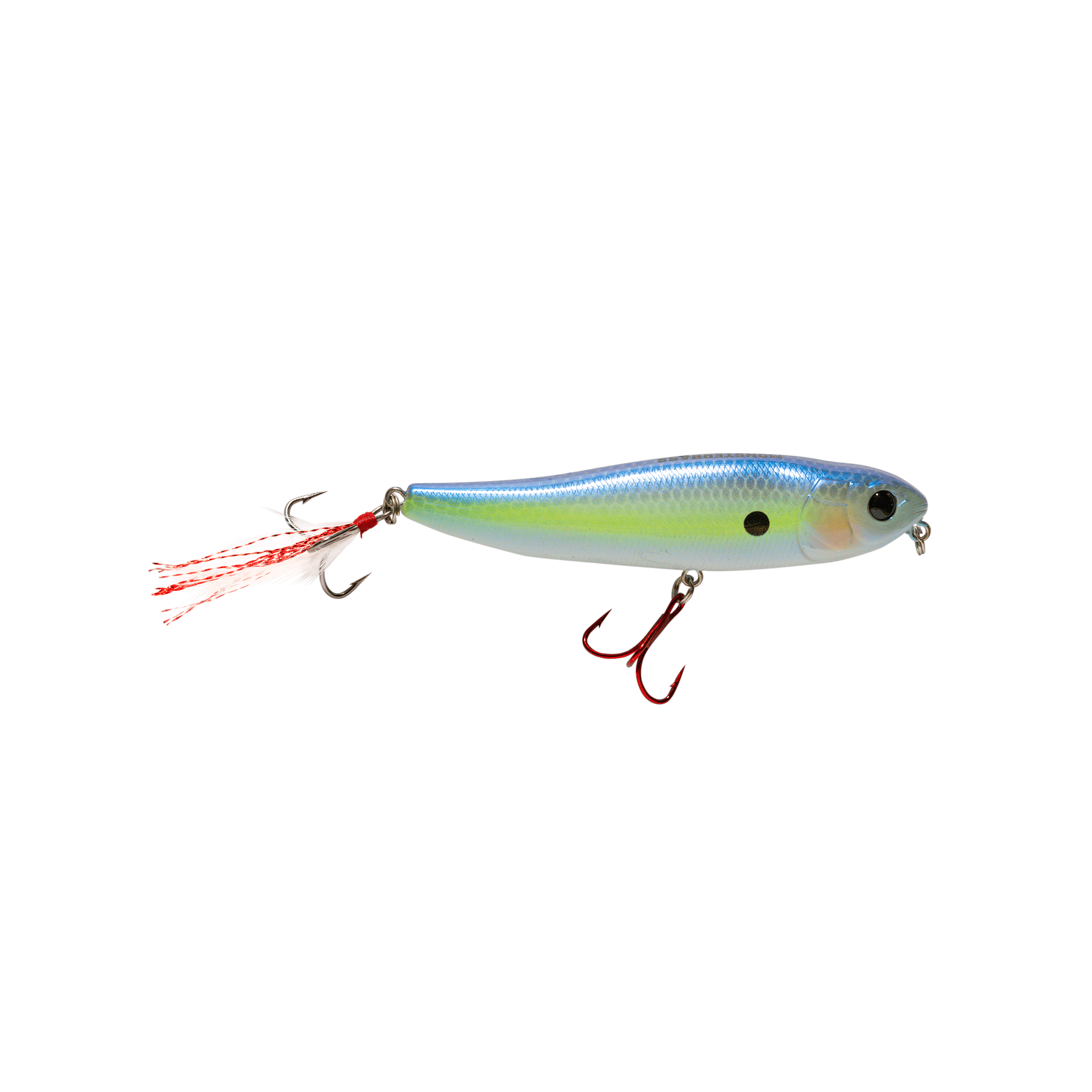 MONSTERBASS Topwater Blue Chartreuse The Patriot v3.0