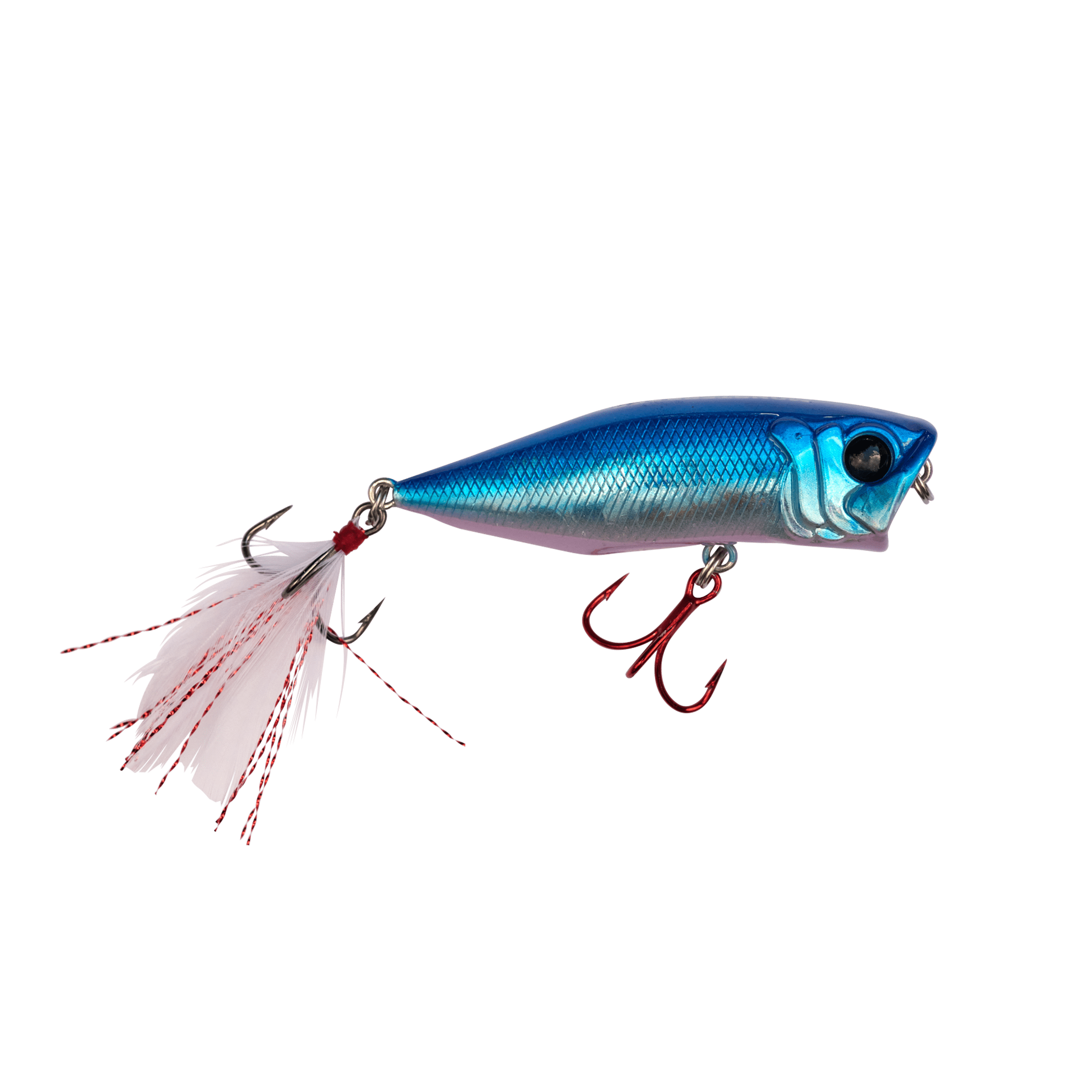 MONSTERBASS Topwater Blue Chrome Mad Max v3.0