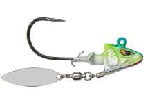 Mustad Bladed jigs Blue/Chartreuse/White Mustad 3/8 oz Underspin Shad