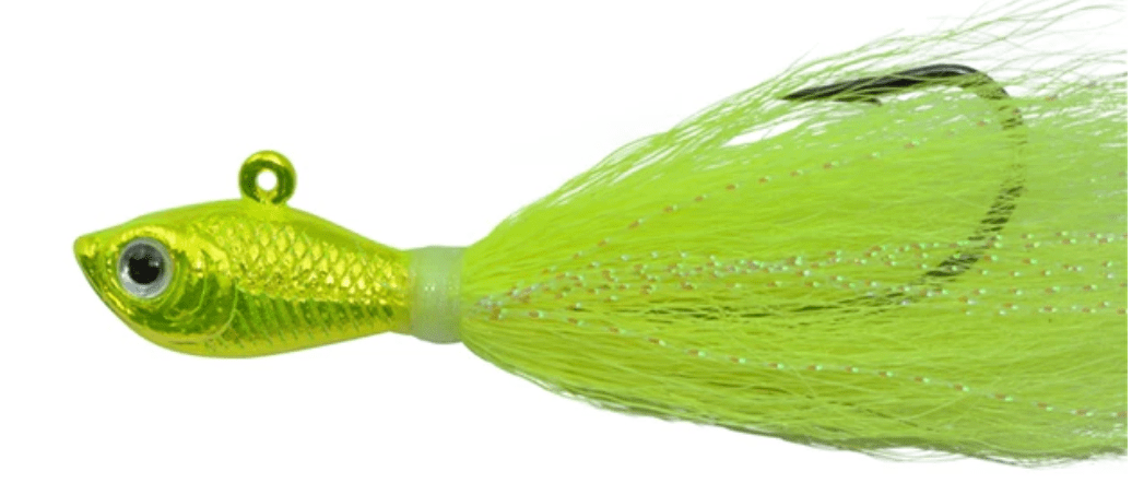 SPRO Jigs 3/8 / Chrome Chartreuse Spro Bucktail Jig