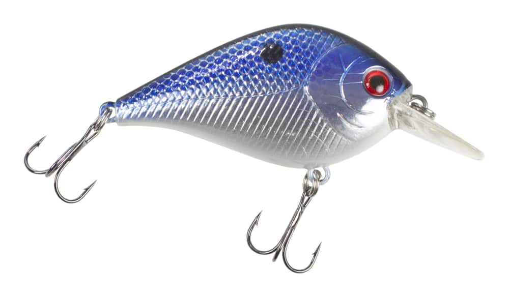 XCalibur Crankbaits Silver Blue Flat Sided Square Bill Crankbait