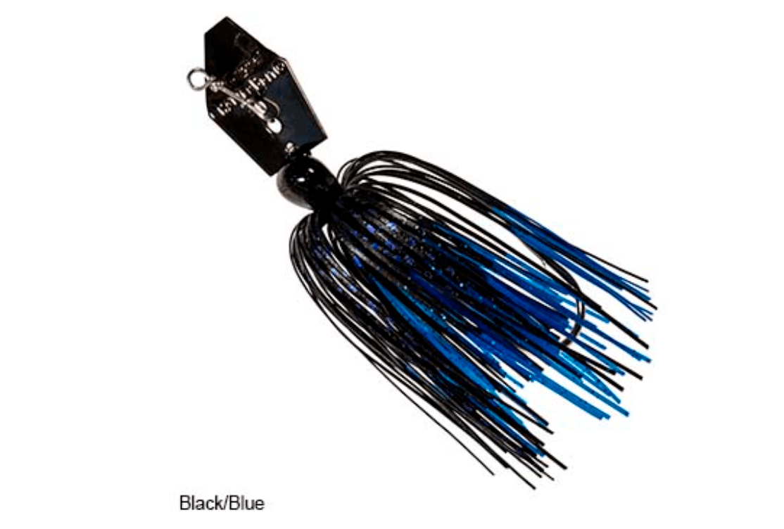 Z-Man Fishing Products Chatterbait 3/8oz / Black/Blue Chatterbait Elite